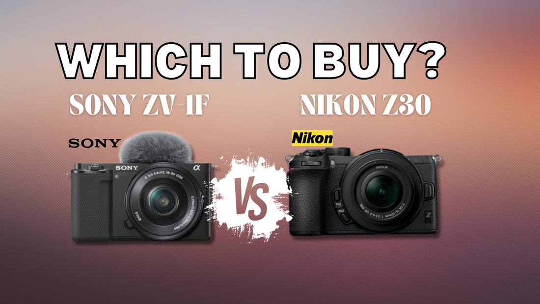 Simply Posh Digital's comparison of Nikon Z30 and Sony ZV-1F camera for content creators