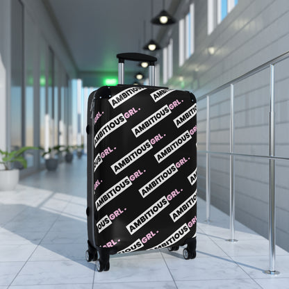 AMBITIOUS GRL SUITCASE-BLACK