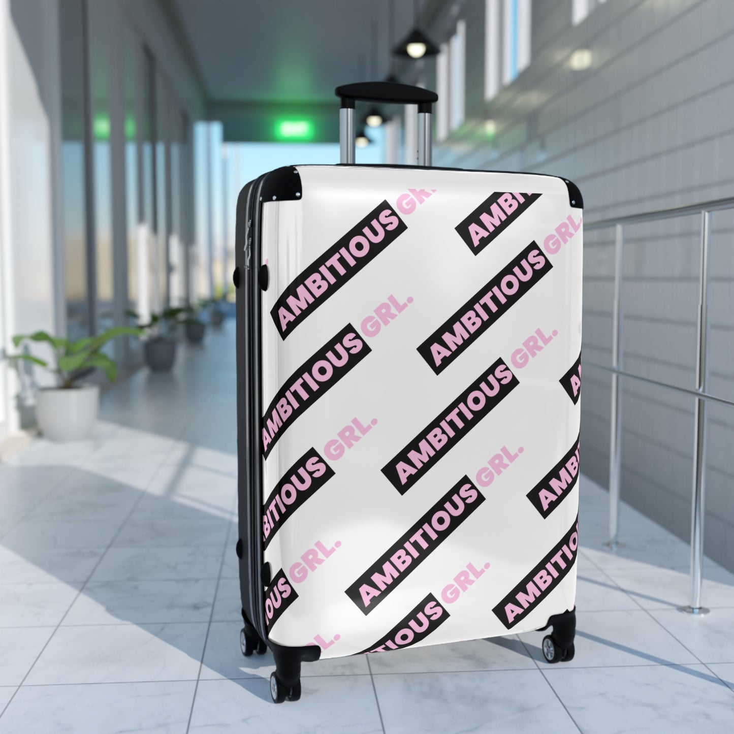 AMBITIOUS GRL SUITCASE-BLACK