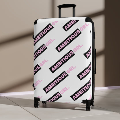 AMBITIOUS GRL SUITCASE-BLACK