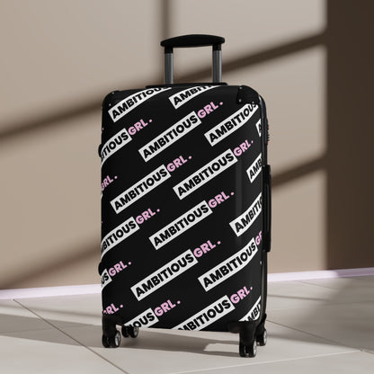 AMBITIOUS GRL SUITCASE-BLACK