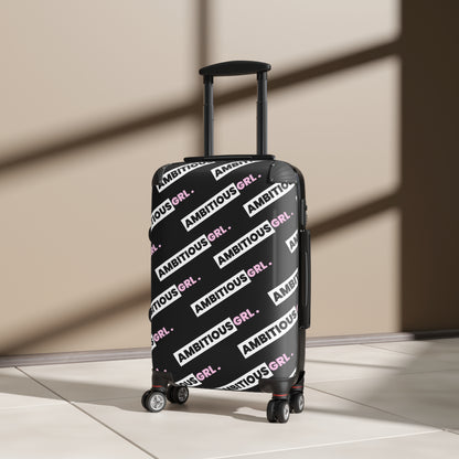 AMBITIOUS GRL SUITCASE-BLACK