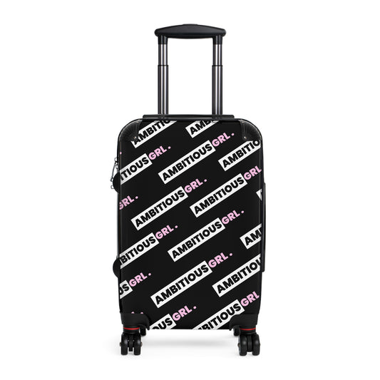 AMBITIOUS GRL SUITCASE-BLACK