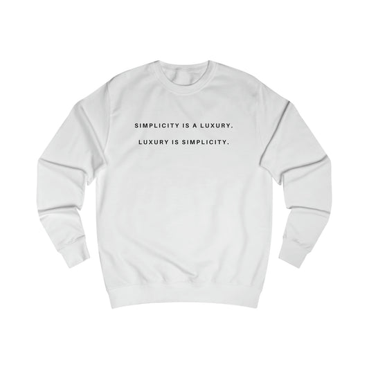 SIMPLY POSH DOUBLE SLOGAN | Men's Sweatshirt