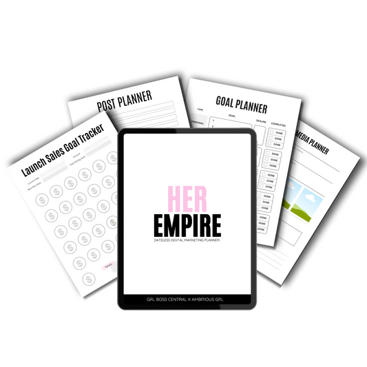 HER EMPIRE DIGITAL PLANNER | DIGITAL MARKETING PLANNER