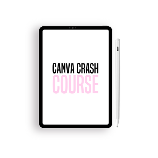 CANVA CRASH COURSE (PLR INLCUDED)